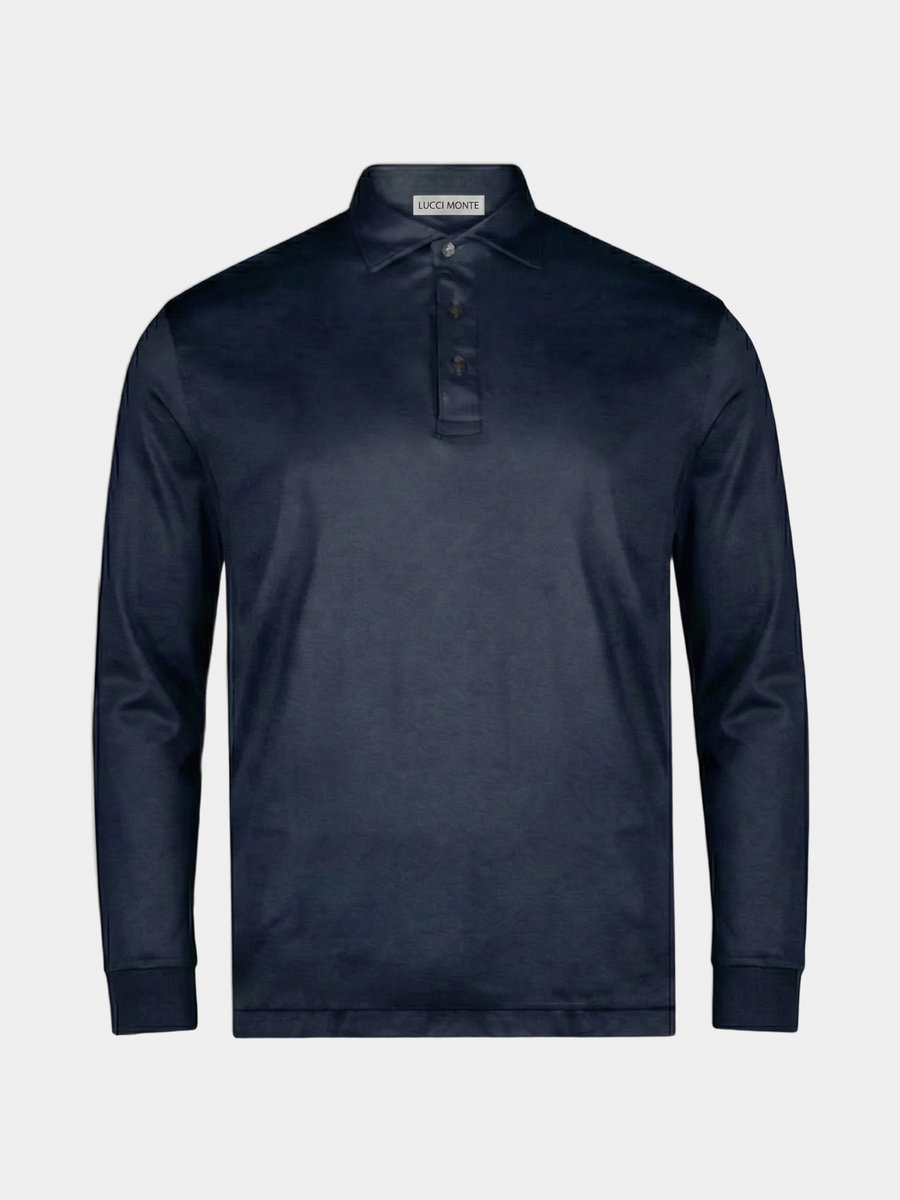 NAVY POLO LONGSLEEVE