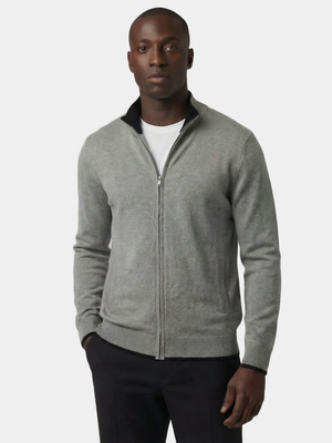 GREY DELUXE KNIT VEST