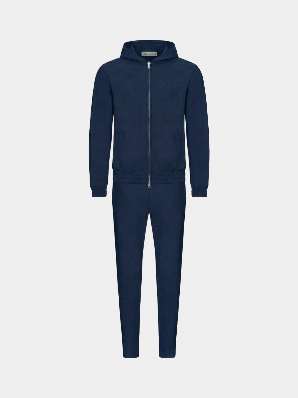 NAVY HOODED TECH SUIT