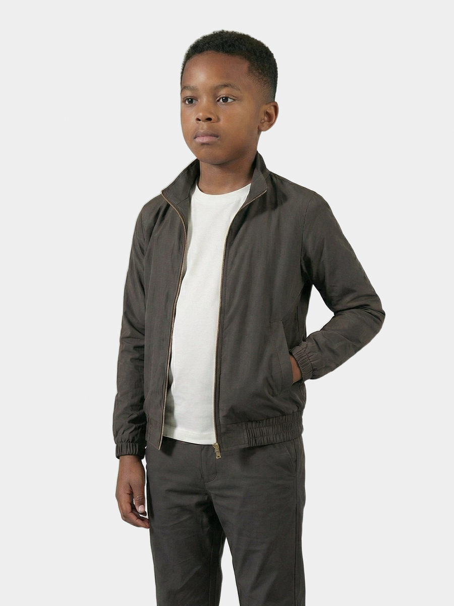 DARK GREY TECH SUIT KIDS