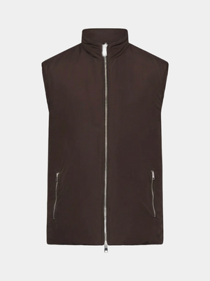 BROWN BODYWARMER