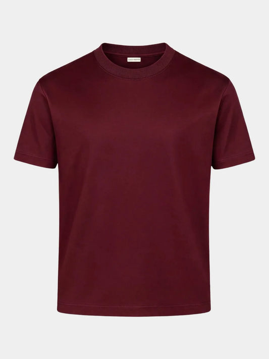burgundymercerizedcottont shirt — packshot