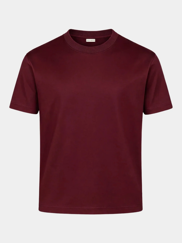BURGUNDY MERCERISED SHIRT
