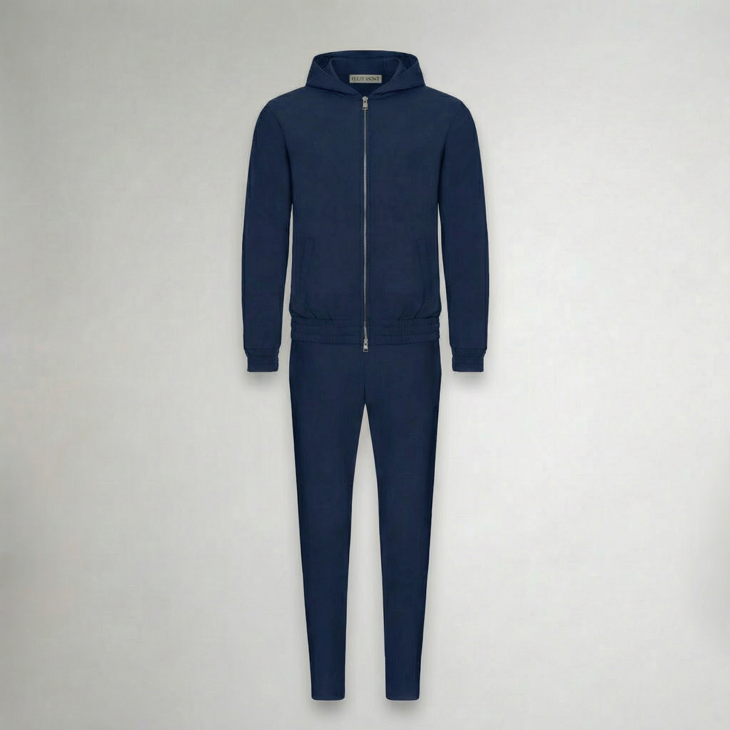 HOODED NAVY TECH SUIT