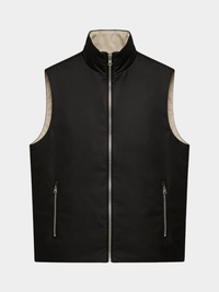 Black Reversible Gilet