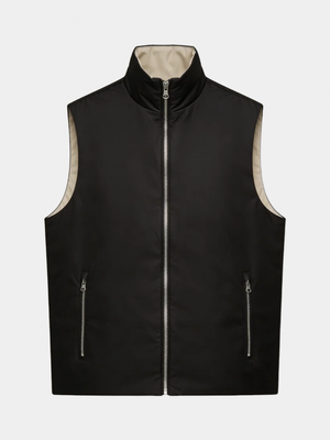 Black Reversible Gilet