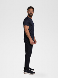 NAVY MERCERISED SHIRT