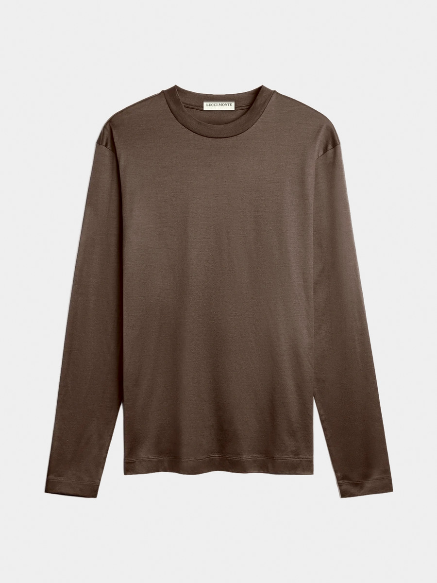 Pull brillant mercerisé