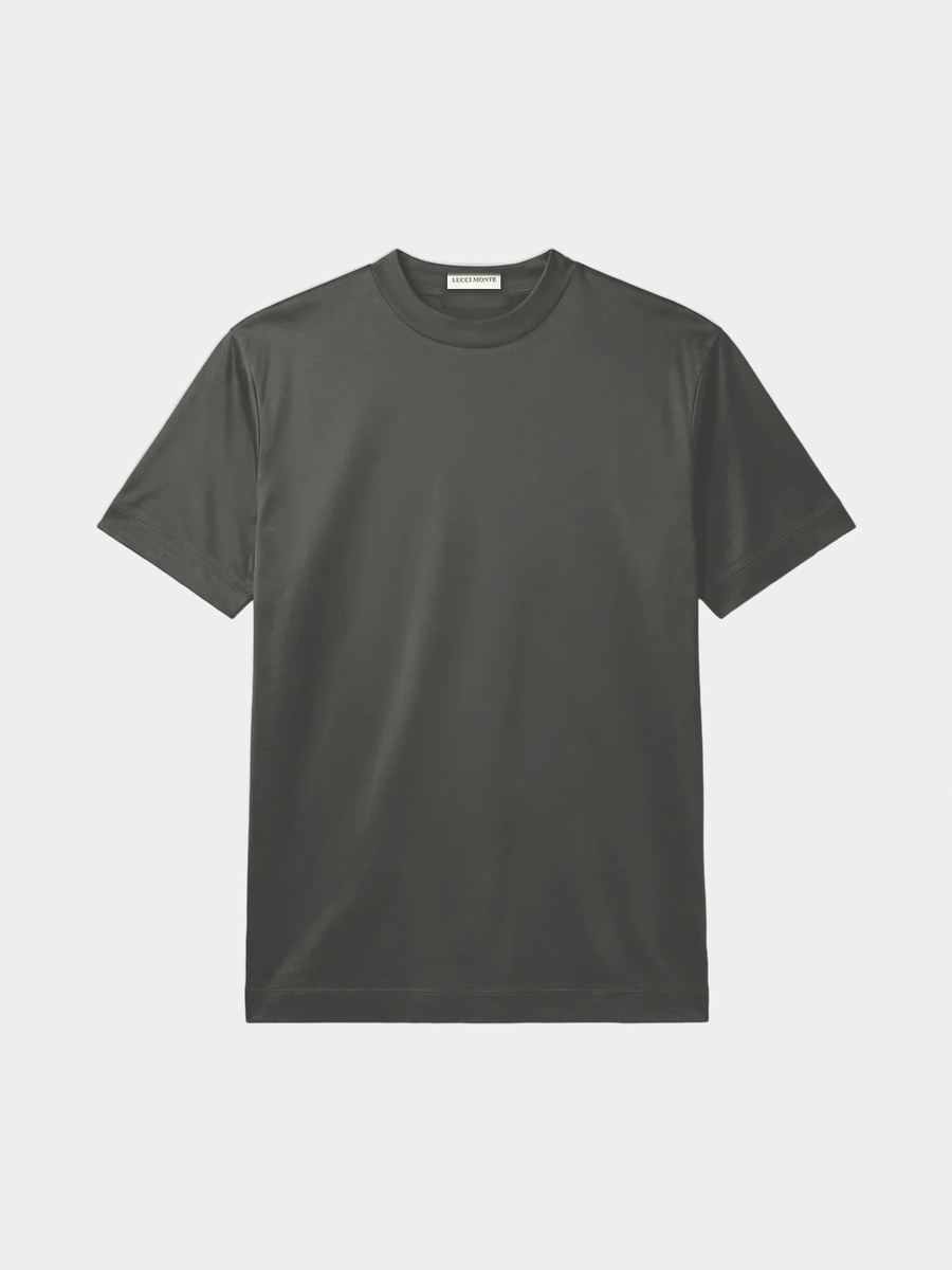 GREY MERCERISED GLANZ SHIRT