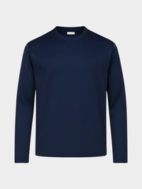NAVY MERCERISED LONGSLEEVE