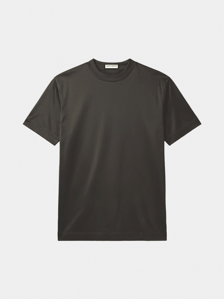 CHARCOAL MERCERISED SHIRT