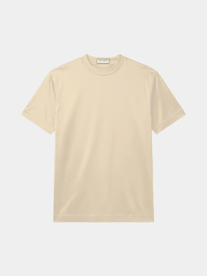 BEIGE MERZERISIERTES GLANZHEMD