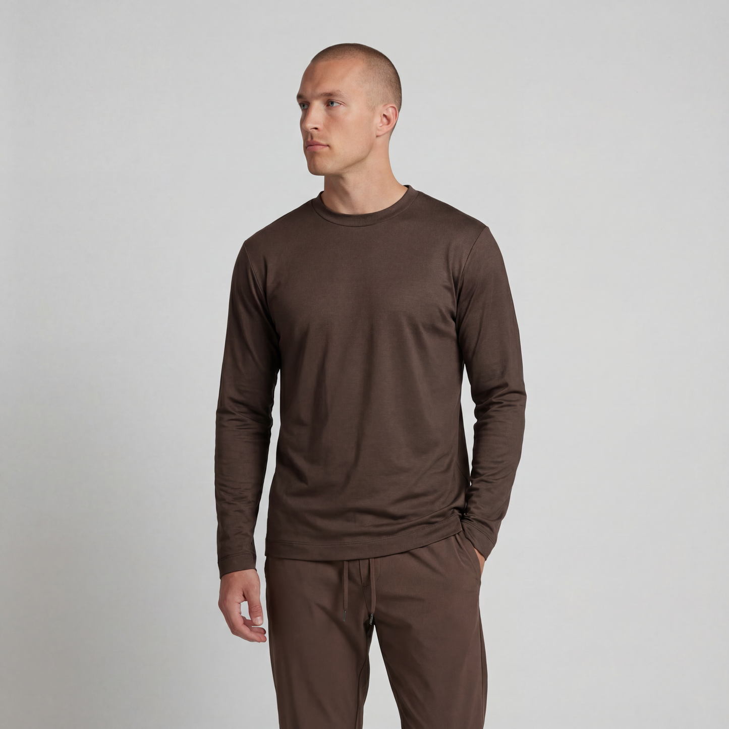 Pull brillant mercerisé