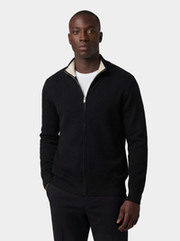 BLACK DELUXE KNIT VEST