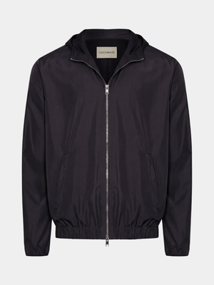 PREMIUM BLACK HOODED JACKET