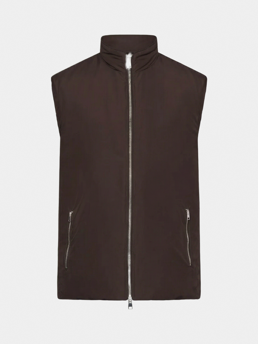 BROWN BODYWARMER