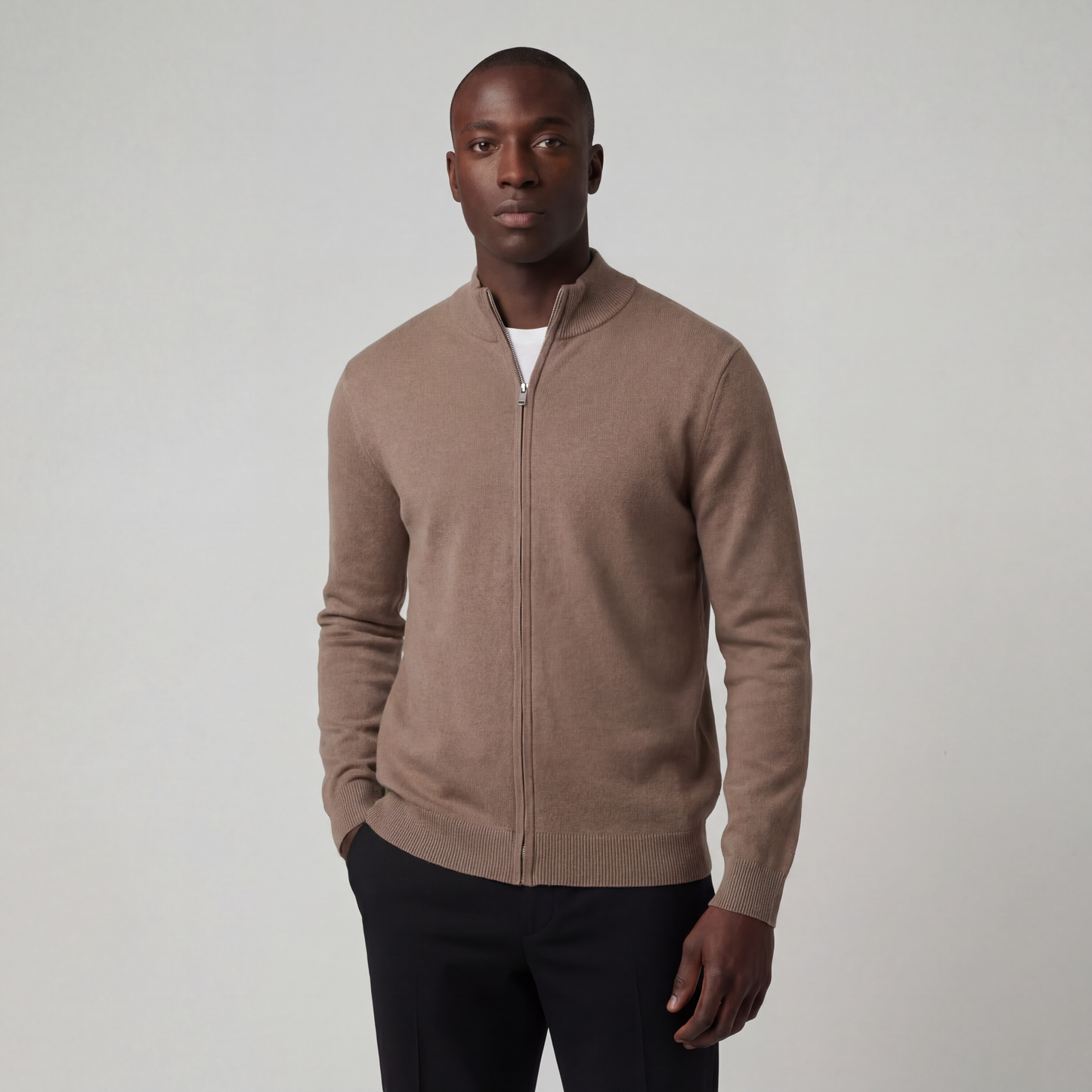 Gilet en maille de luxe