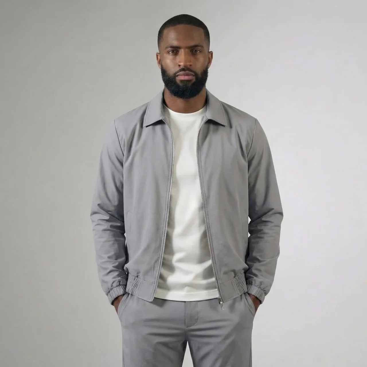 LIGHT GREY TECH SUIT