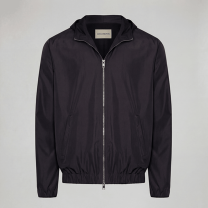 PREMIUM BLACK HOODED JACKET