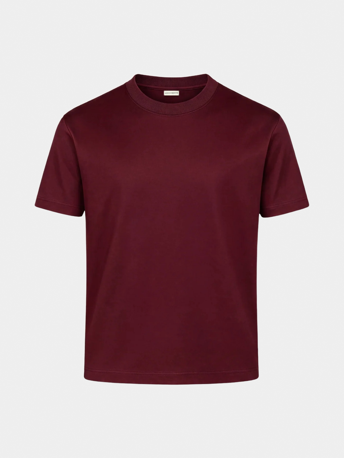 burgundymercerizedcottont shirt — packshot