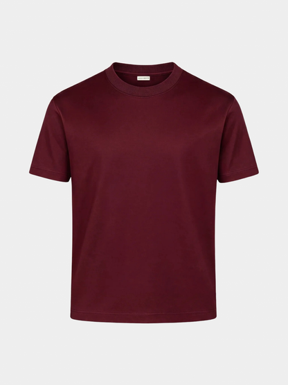 burgundymercerizedcottont shirt — packshot