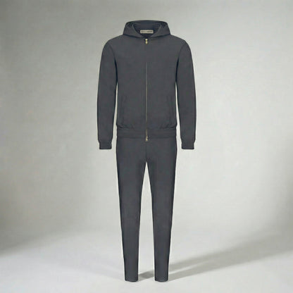 HOODED DARK GREY TECH SUIT