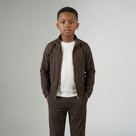 BROWN TECH SUIT KIDS