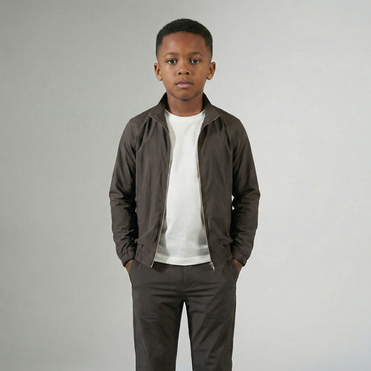 DARK GREY TECH SUIT KIDS