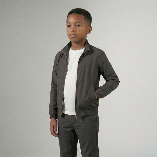 DARK GREY TECH SUIT KIDS