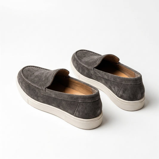 DARK GREY LOAFERS