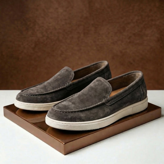 DARK GREY LOAFERS