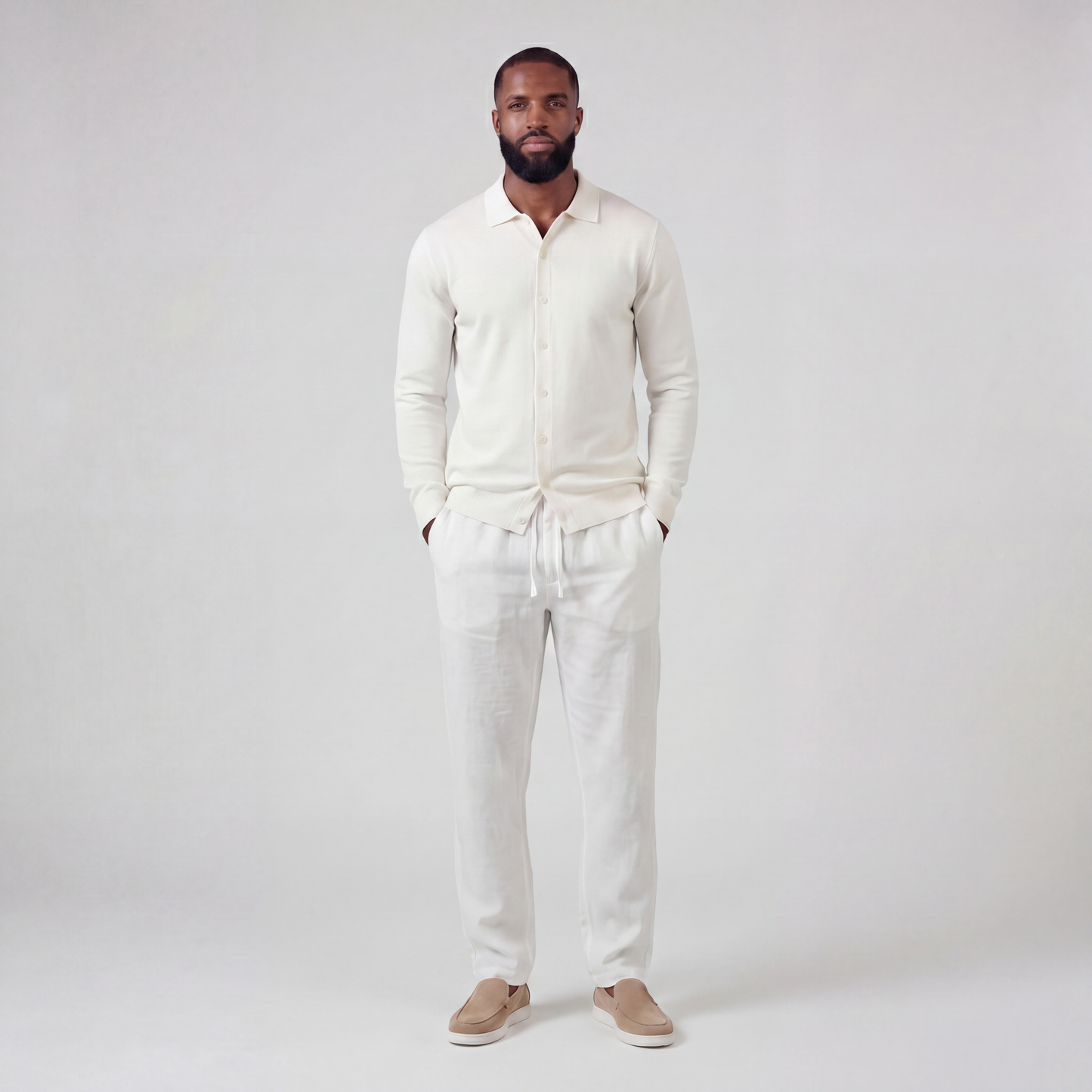 OFF-WHITE LINNEN PANTS