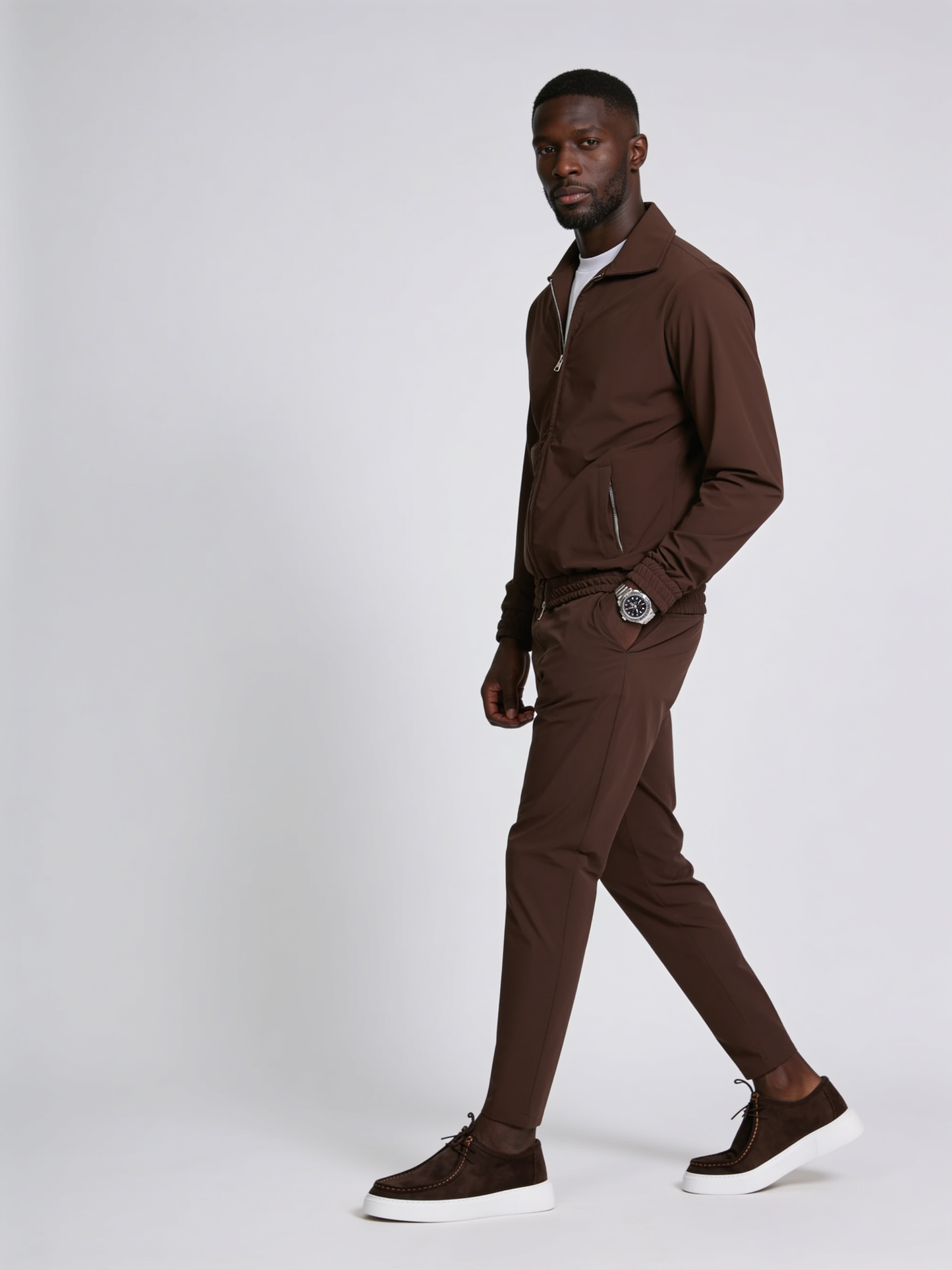 BROWN TECH SUIT