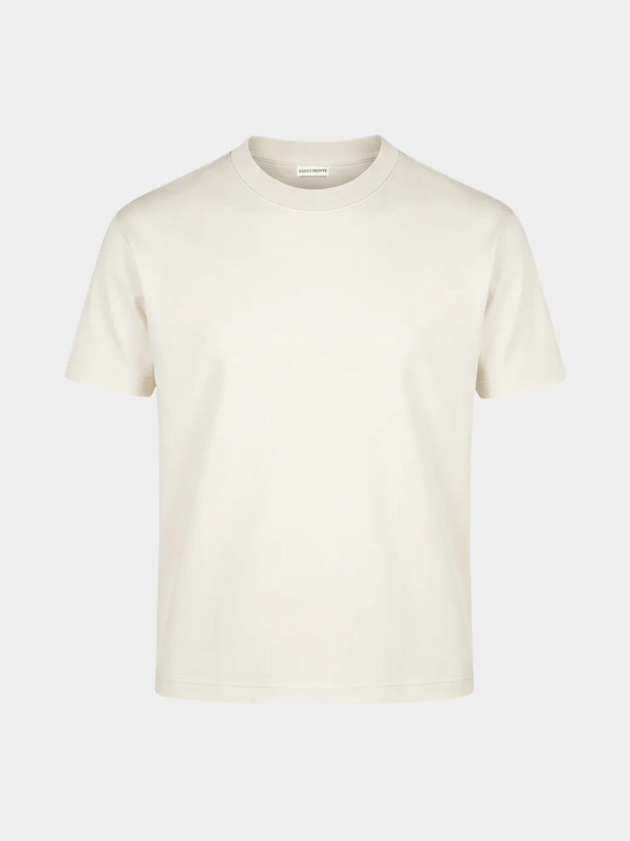 BEIGE MERCERISED SHIRT