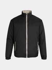 Black Reversible Windbreaker