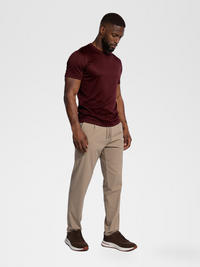 BURGUNDY MERCERISED GLANS SHIRT