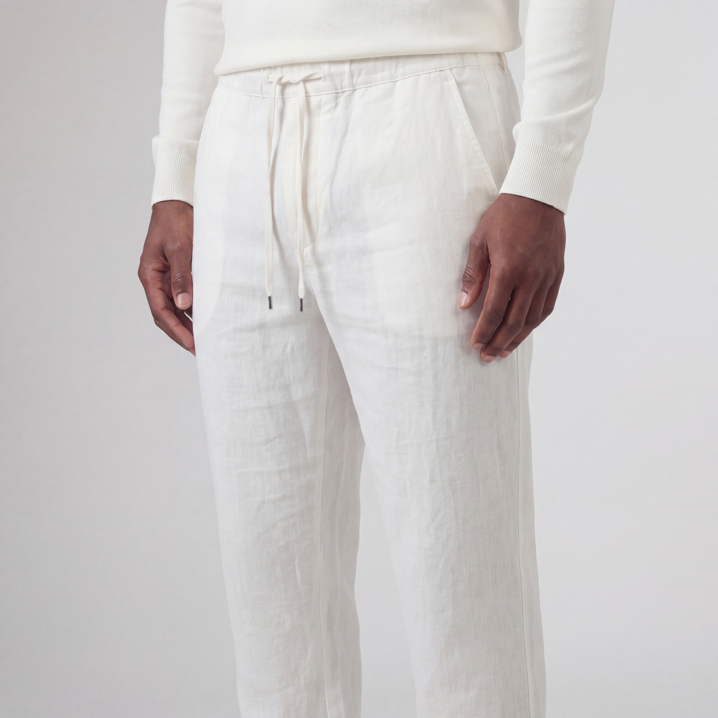 OFF-WHITE LINNEN PANTS